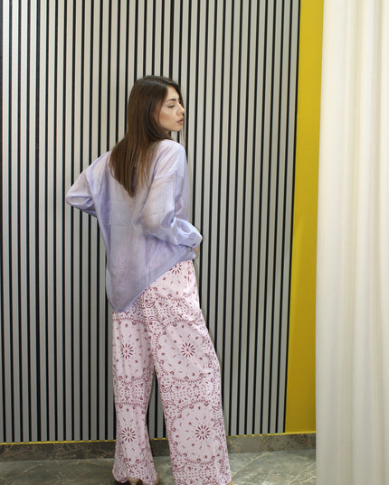 PANTALONI BANDANA ROSA