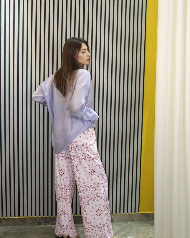 PANTALONI BANDANA ROSA