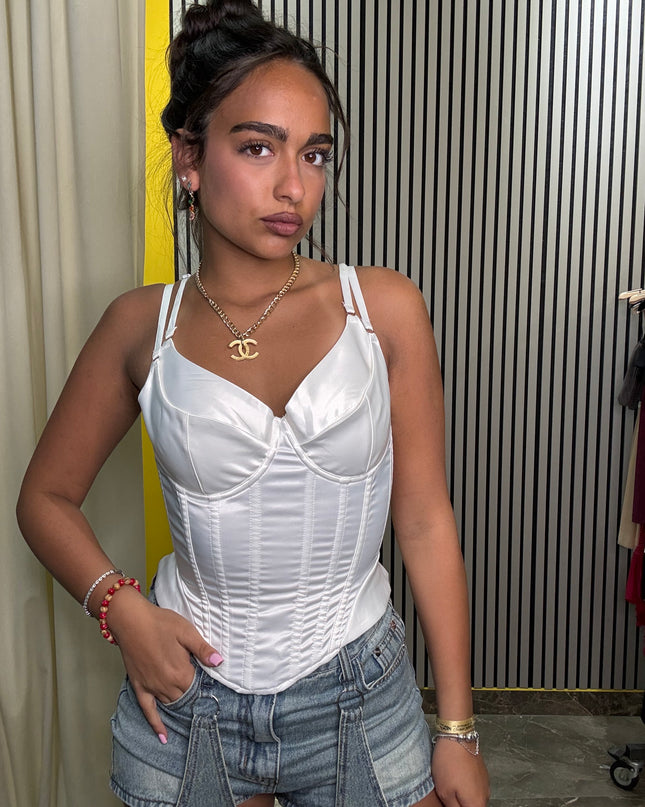 CORSETTO MONIQUE BIANCO
