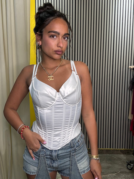 CORSETTO MONIQUE BIANCO