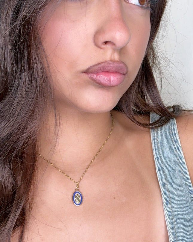 COLLANA SANTA BLUÈ