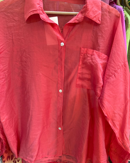 CAMICIA BEACH FRAGOLA
