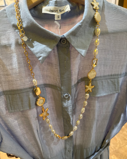 COLLANA STELLA MARINA AVORIO