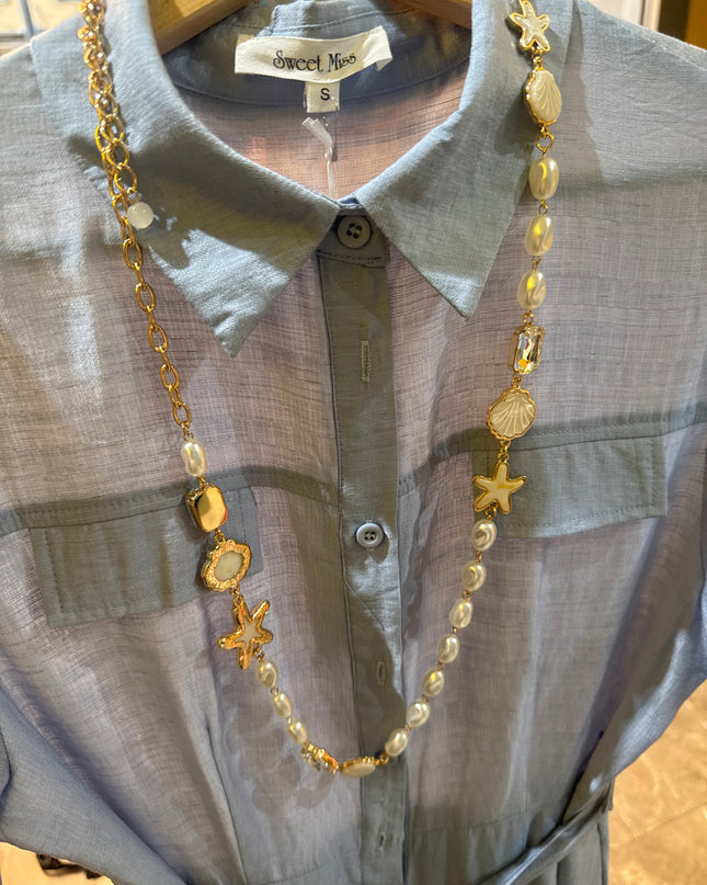 COLLANA STELLA MARINA AVORIO