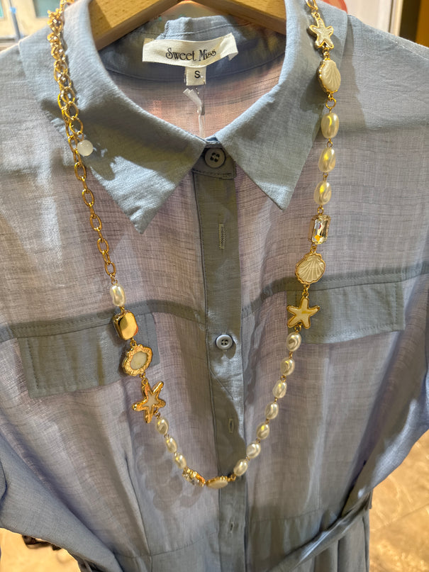 COLLANA STELLA MARINA AVORIO
