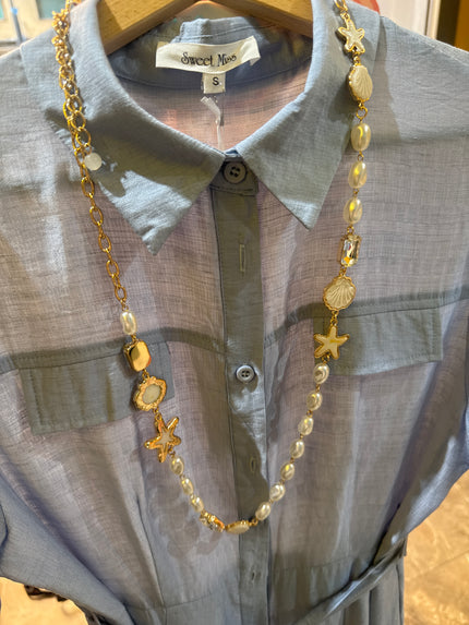 COLLANA STELLA MARINA AVORIO