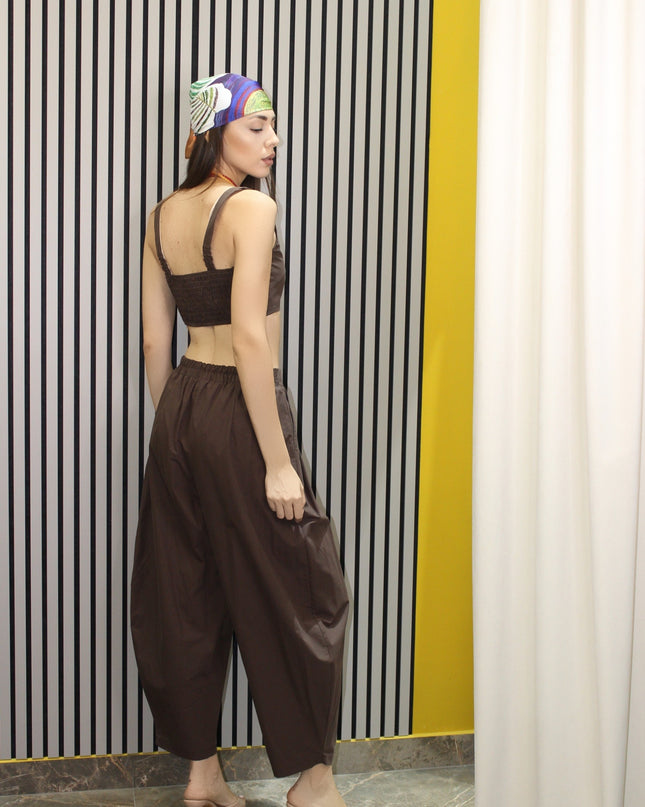 PANTALONI SOFÍ MARRONE