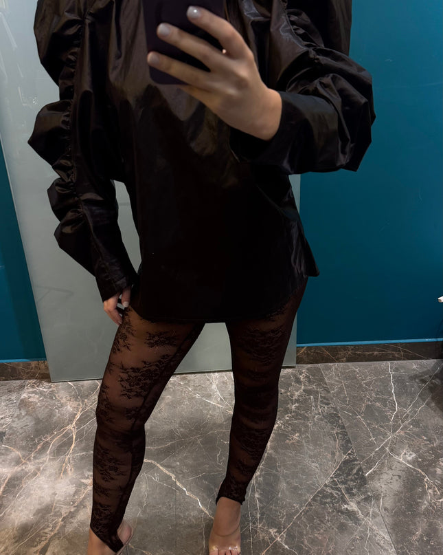 Leggins pizzo