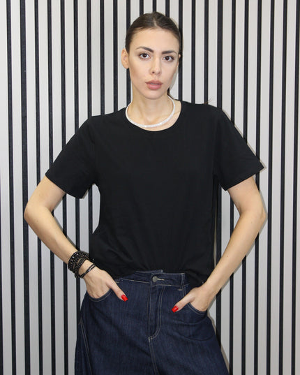 T-SHIRT BASIC NERO