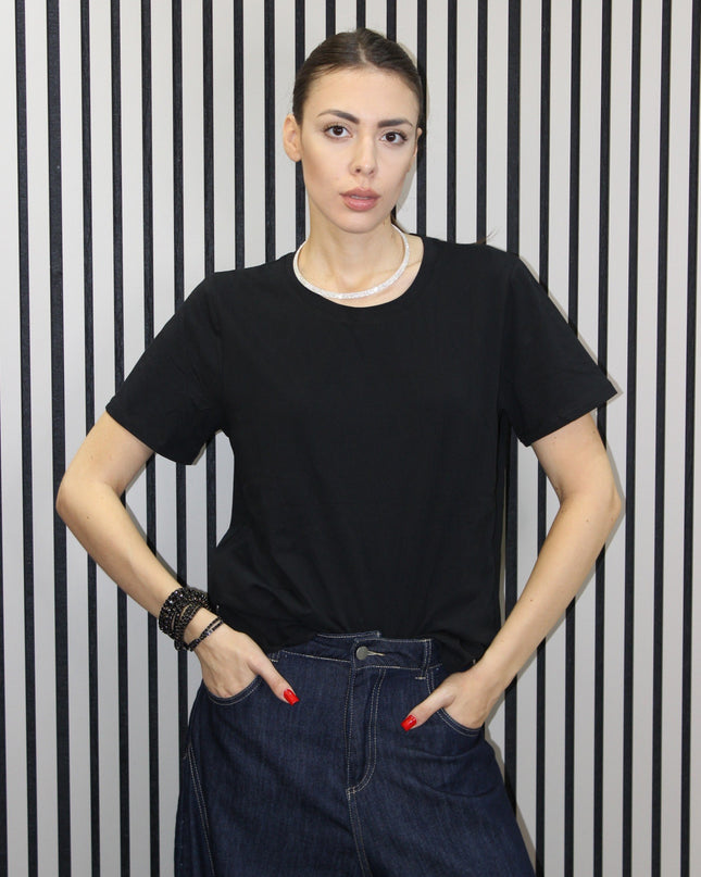 T-SHIRT BASIC NERO