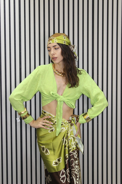CAMICIA NODO VERDE
