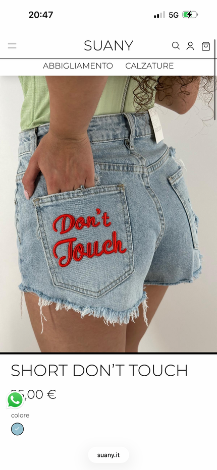SHORT DON’T TOUCH